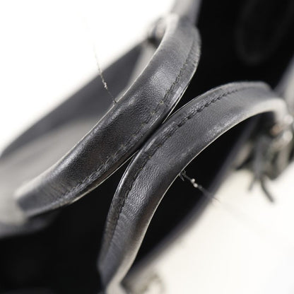 Balenciaga Paper Bag 255412 Calf Black Women's Tote Bag