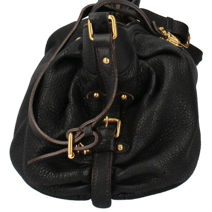 Louis Vuitton XS M95660 Mahina Women's Shoulder Bag Noir Black Excellent