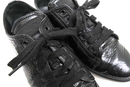 Prada Shoes Sneakers Shoes Low Cut Ladies Women Women's Enamel Patent Leather