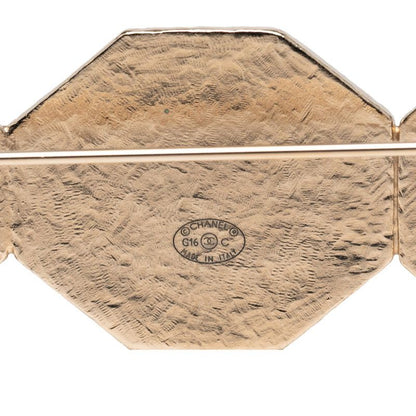 Chanel Coco Mark Gold Plated Faux Pearl Women's Chanel