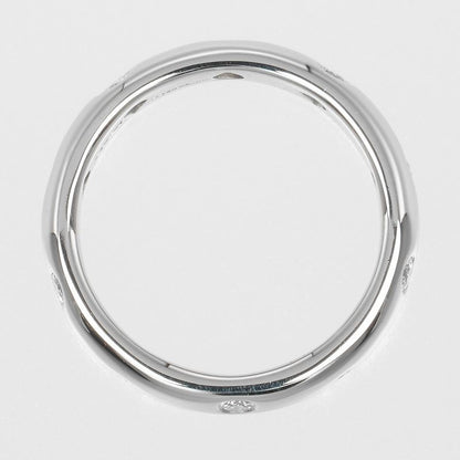 Tiffany & Co Dots Pt950platinum × Diamond 7.5 Ladies 6.7g Ring