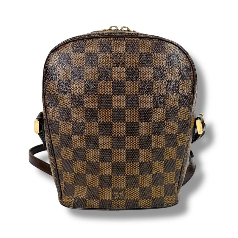 Louis Vuitton Ipanema PM Shoulder Bag Damier Leather Ebène Brown Shoulder