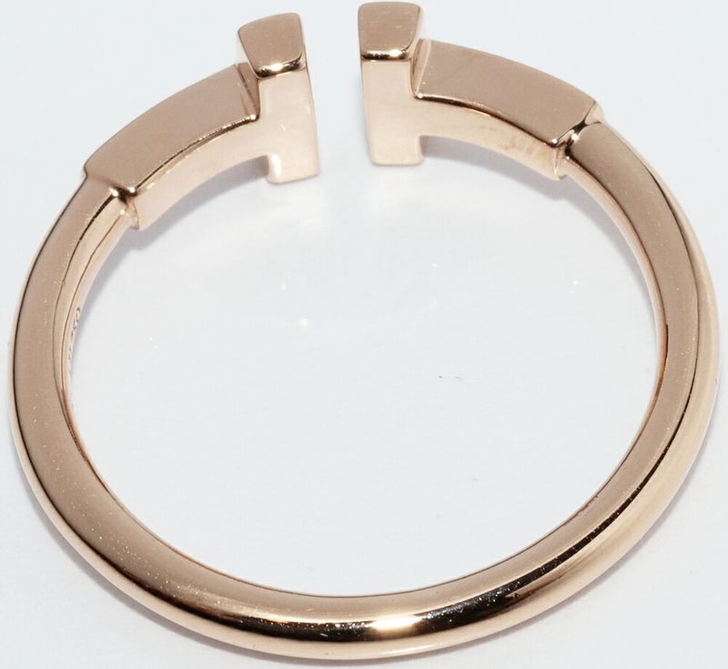 Tiffany & Co Rings 18K Pink Gold T-wire Ring