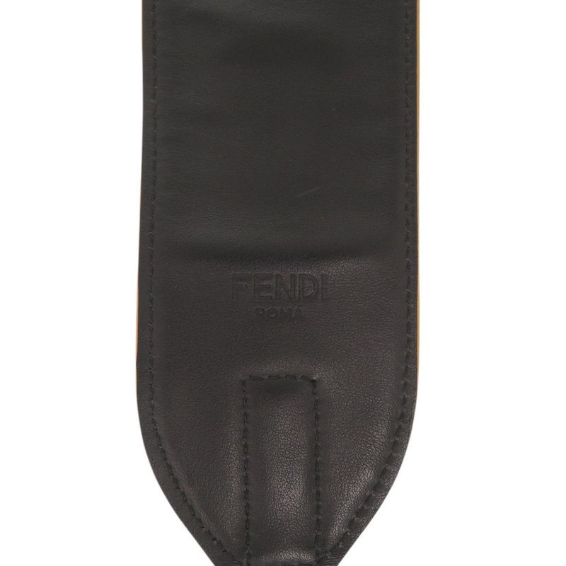 Fendi X FILA Leather Black Shoulder Strap Black 1900 Fendi
