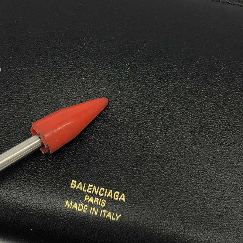 Balenciaga Coin Case Mini Wallet - Black - Men's
