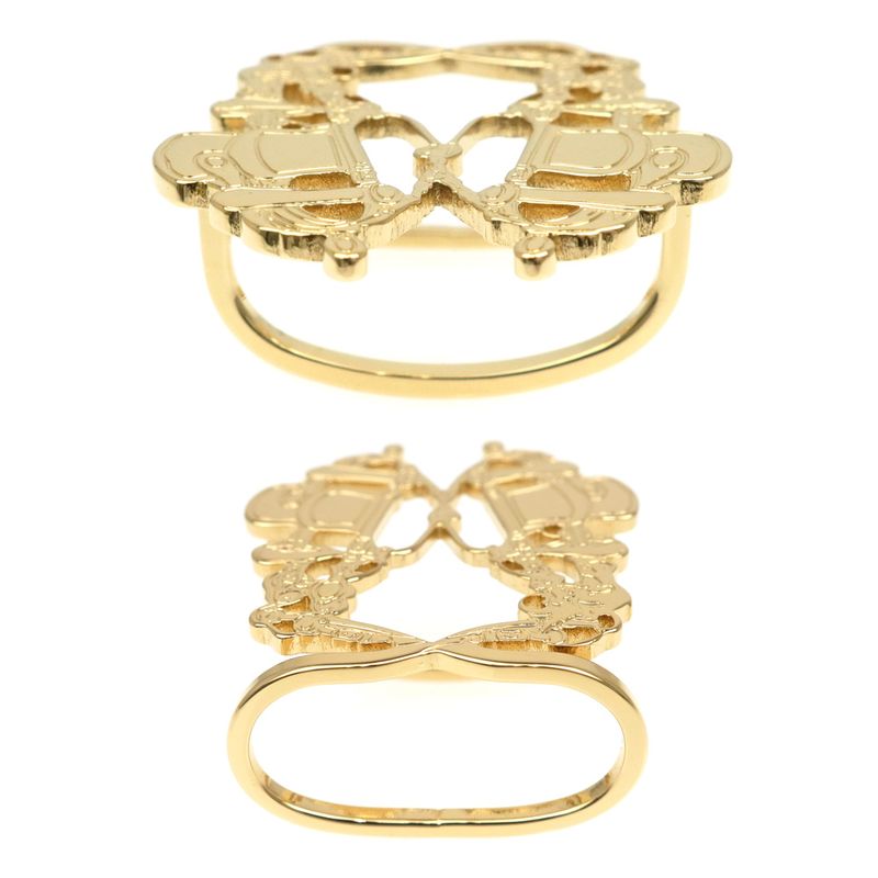 Hermes Scarf Ring 70 Brid De Gala Gold Color Small Accessories