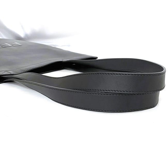 Fendi Tote Bag Black 7va538 F20398 Excellent Condition