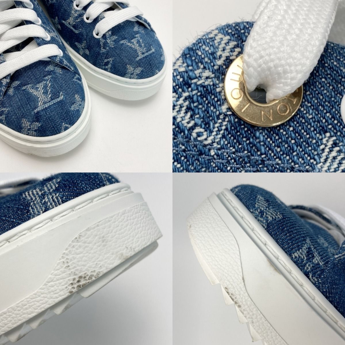 Louis Vuitton Time Out Line Sneakers 39 (equivalent to 25cm (9.84in)) Fd0199