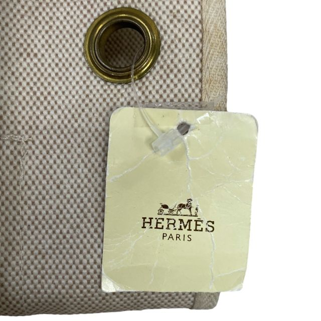 Exhibit Hermes Toile Chevron Wall Hanging Wall Pocket Horse Pattern Horse Gold
