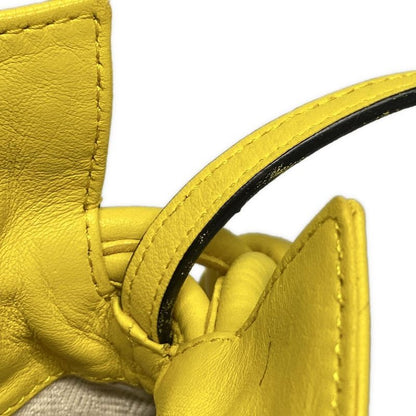 Loewe Shoulder Bag Flamenco Yellow Leather