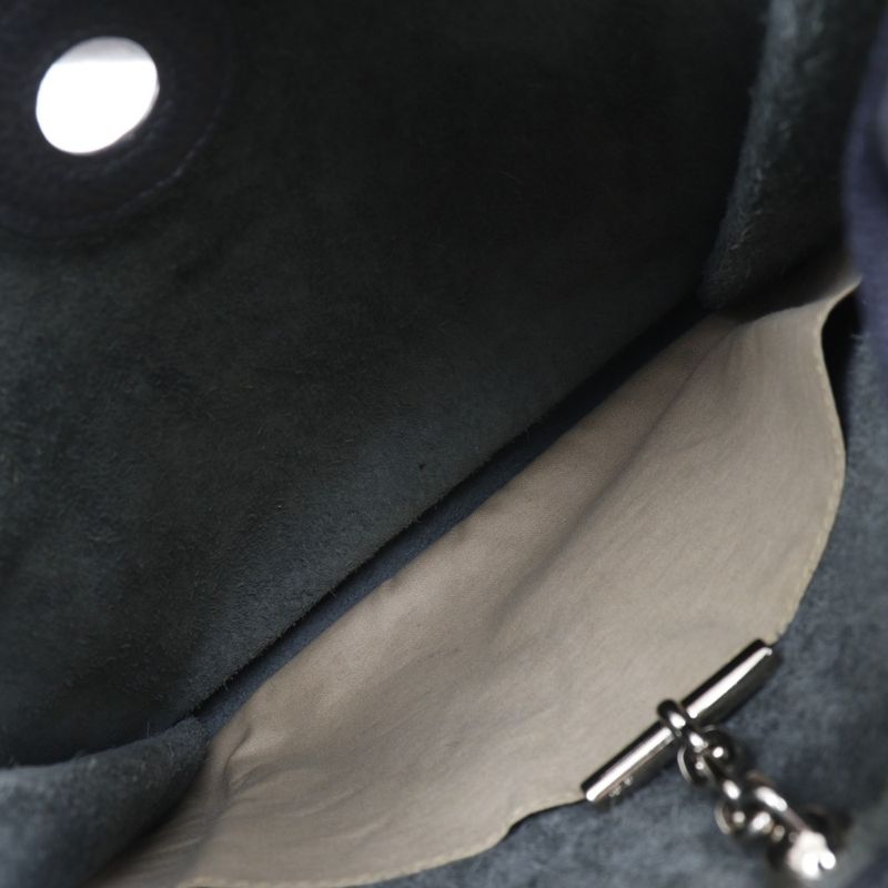 Hermes Vespa 28 Leather Gray □C Ladies Shoulder Bag