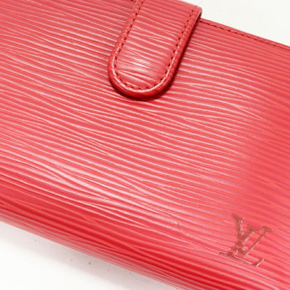 Louis Vuitton Epi Bifold Wallet With Coin Purse In Castilian Red Portefeuille