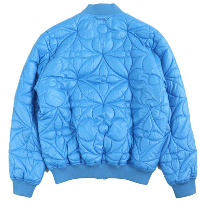 Louis Vuitton 22SS Hlb51e Monogram Flower Quilted Jacket Blouson Blue 48 Made