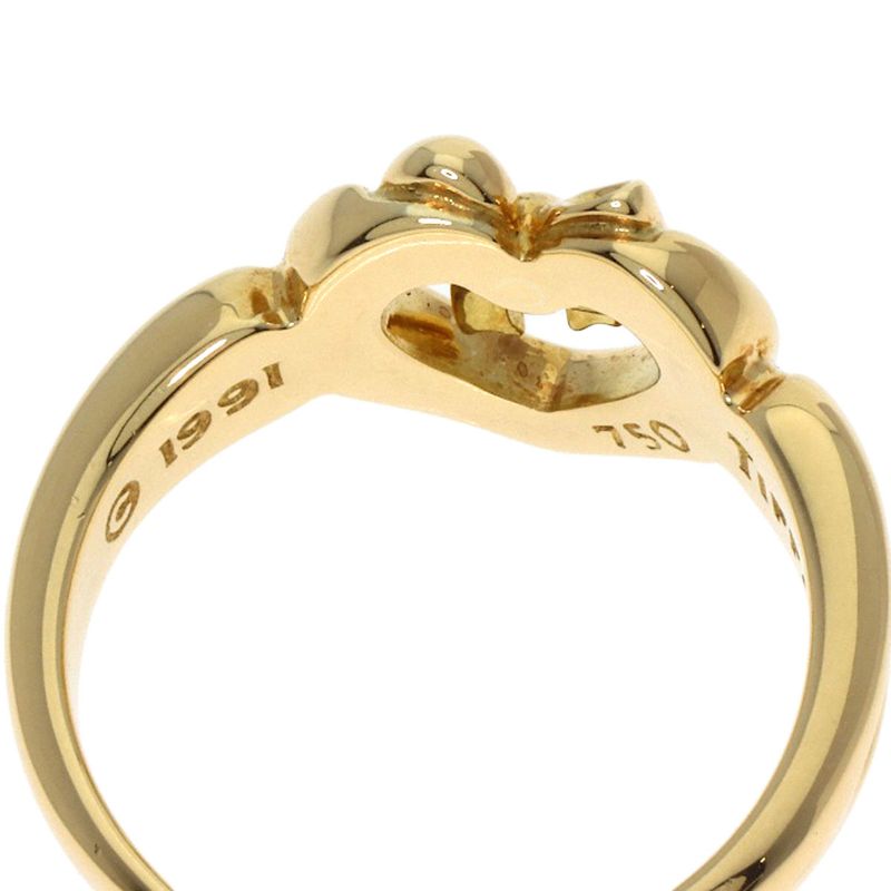 Tiffany & Co Tiffany & Co Ribbon Heart Ring - Ring 18K Yellow Gold Ladies