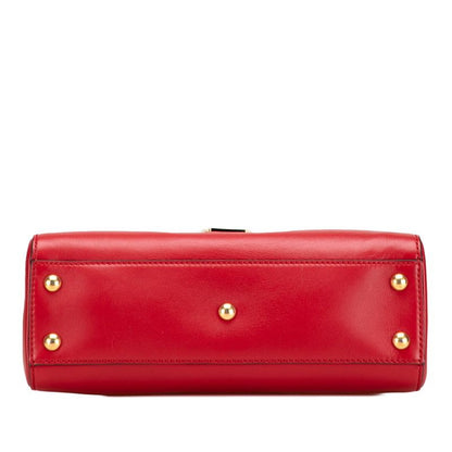 Gucci Sylvie Shoulder Bag Handbag 2WAY 460381 Red Leather Ladies Gucci