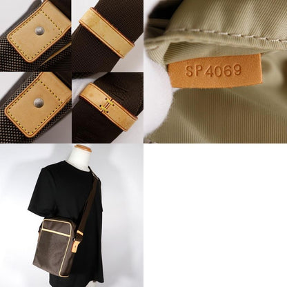 Louis Vuitton Citadin NM M93224 Damier Geant Canvas Tail Brown Men's Shoulder