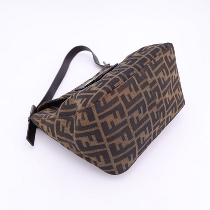 Fendi Zucca Shoulder Bag Brown