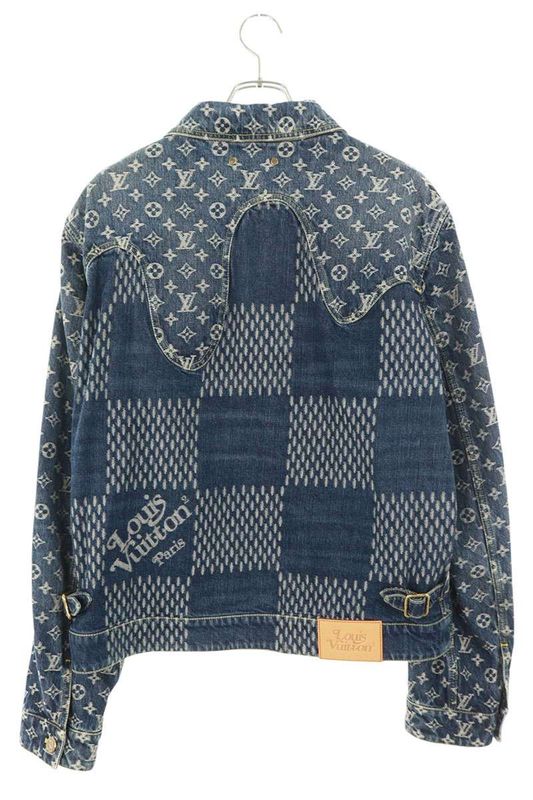 Louis Vuitton 20AW Rm202m UZC Hja10w Denim Jacket Men 50