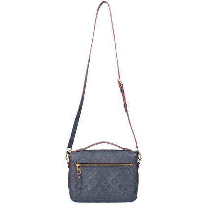 Louis Vuitton M44071 Pochette Metis MM Monogram Empreinte Marine Rouge Shoulder