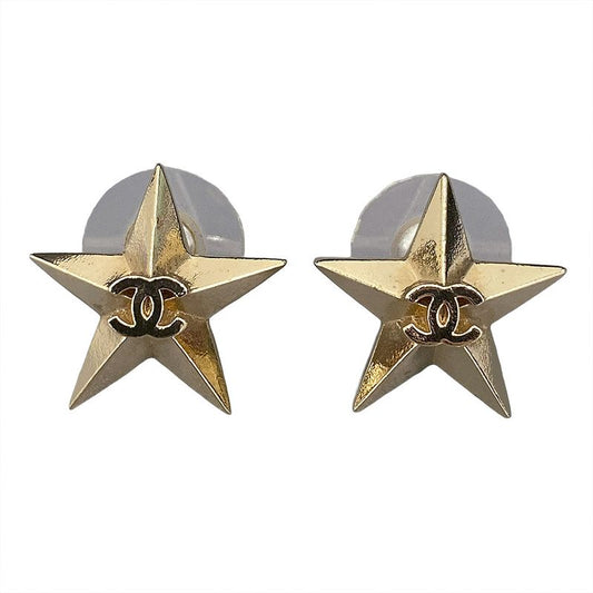Chanel Star Coco Mark Earrings