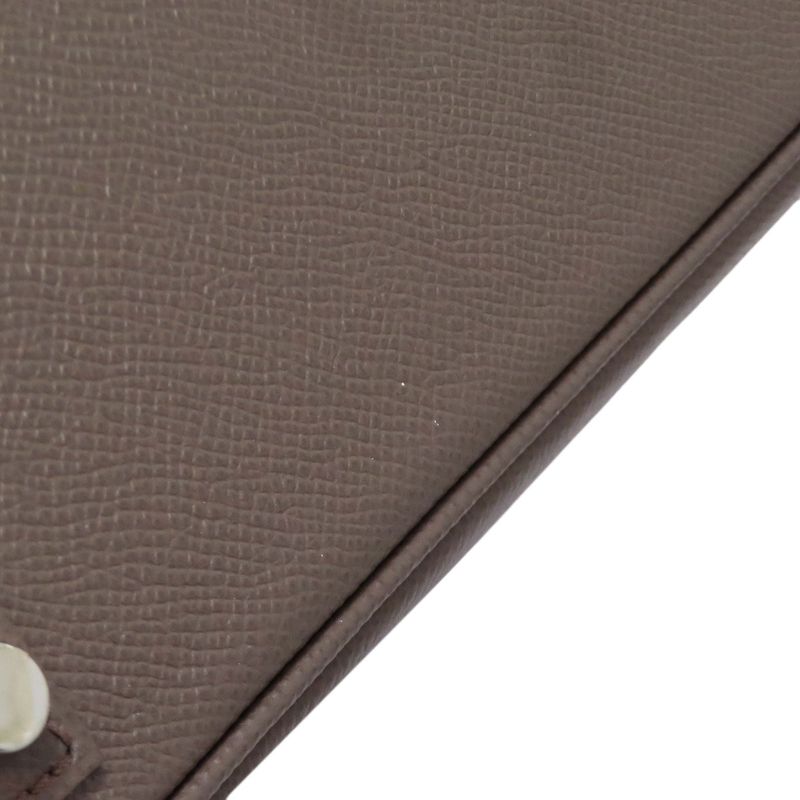 Hermes Birkin 30 Etan Silver Hardware Handbag Epson Women