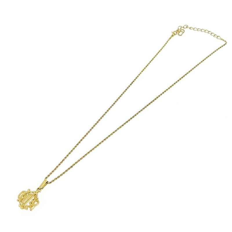 Christian Dior GP Emblem Logo Necklace Gold 409900 Necklace