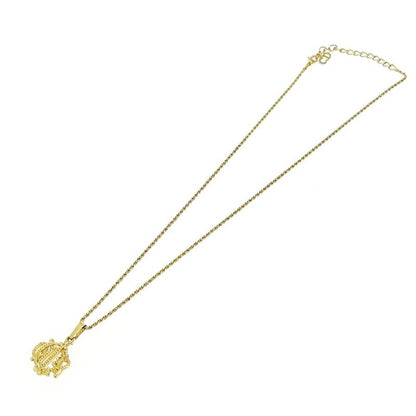 Christian Dior GP Emblem Logo Necklace Gold 409900 Necklace
