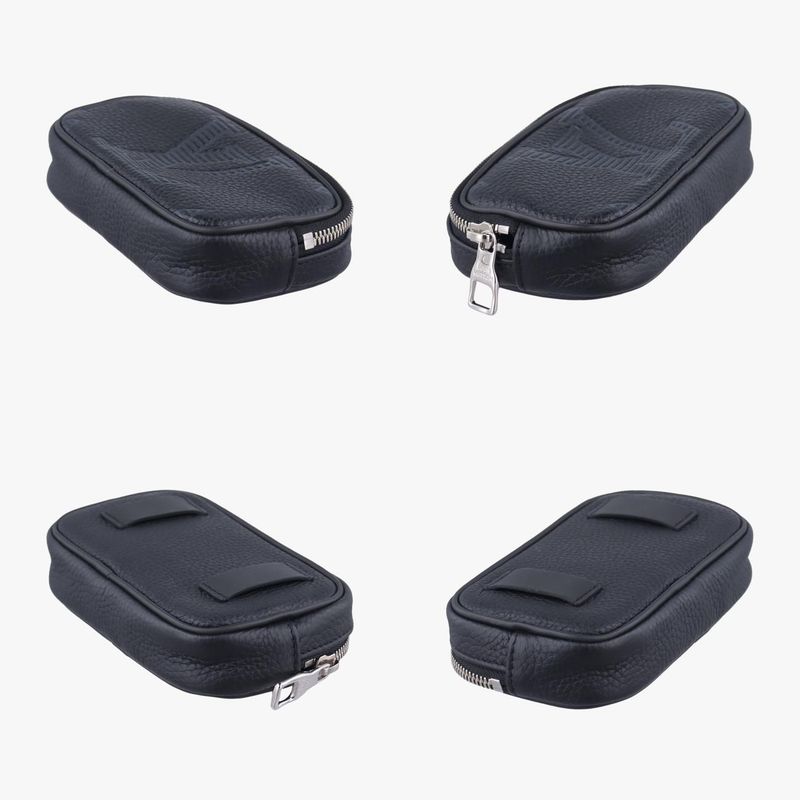 Louis Vuittonmonogram Taurillon Belt Noir Black Leather Mp282ubc4230