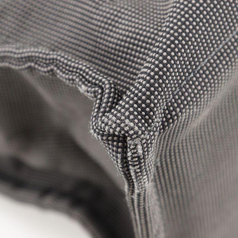 Hermes Yale Line Tote GM Nylon Canvas Gray Unisex Tote Bag