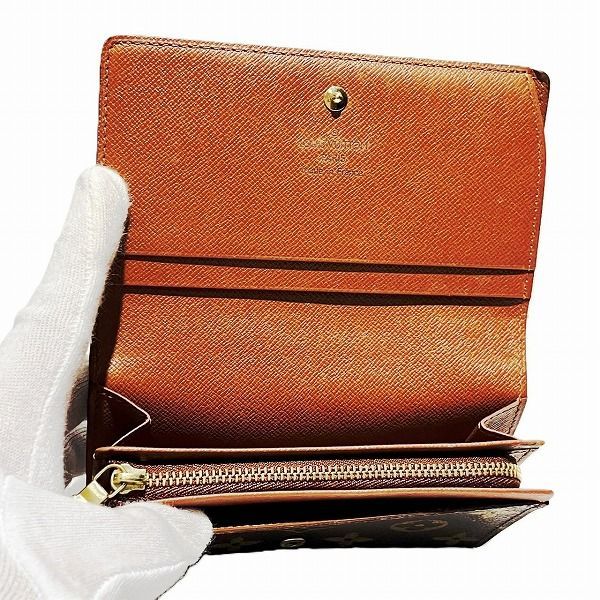 Louis Vuitton Monogram Porte Monebier Tresor M61730 Bifold Wallet Unisex