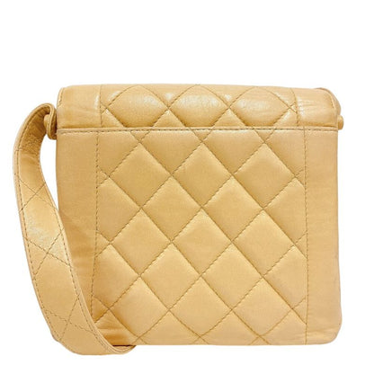 Chanel Diana Flap Turnlock 5th Matelasse Handbag Bag Cabasn Brand Beige Women