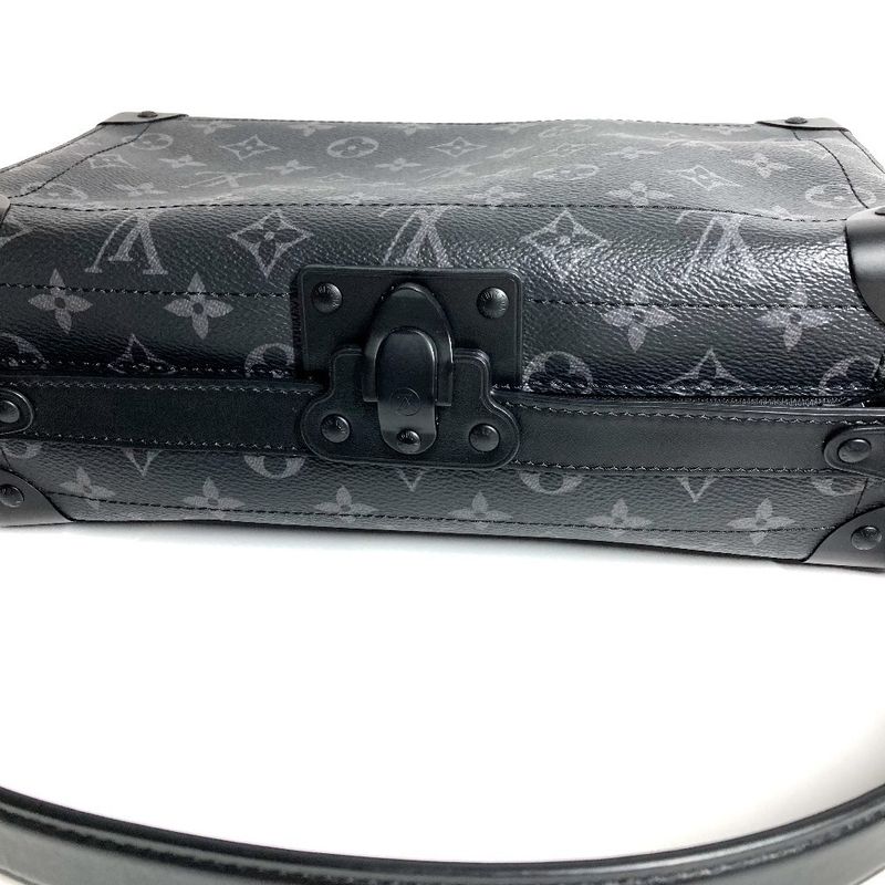 Louis Vuitton Shoulder Bag Soul Trunk EW M11744 Monogram Eclipse Canvas Black