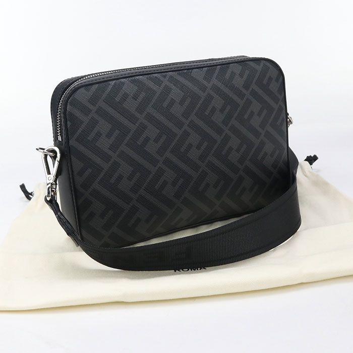 Fendi Camera Case Diagonal 7m0286 ALKA F0r2a Crossbody Shoulder Bag PVC Leather