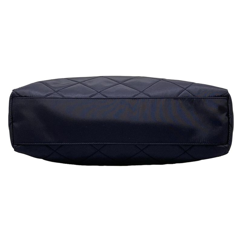 Prada Shoulder Bag - 1bg467 Navy Chain Shoulder/gold Hardware /re-edition 1995