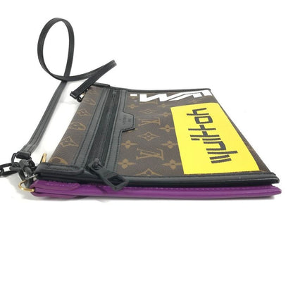 Louis Vuitton Shoulder Bag Flat Messenger M44641 Monogram Canvas Brown