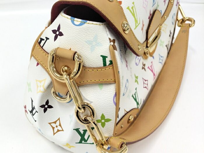 Louis Vuitton Beverly MM Handbag Monogram Multicolor Bronze M40203