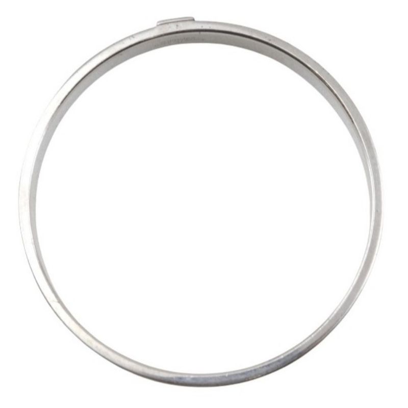 Hermes Kawaii Metal And Vaux Epson Blue Paon Silver/blue Ladies 27.3g Bangle