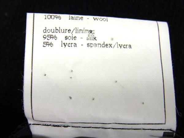 Chanel 96A P08091v04977 Coco Mark Wool Setup Jacket Skirt 42