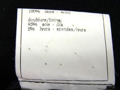 Chanel 96A P08091v04977 Coco Mark Wool Setup Jacket Skirt 42