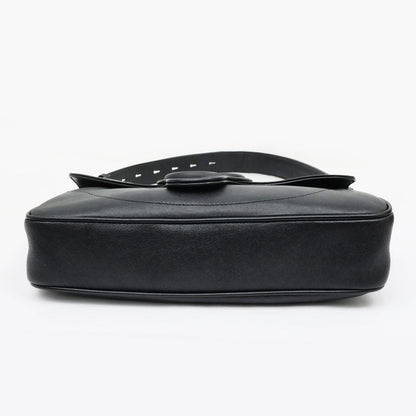 Gucci Aphrodite 767226 Black Shoulder Bag Cuff Leather Women's - Unused