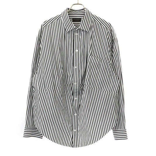 Balenciaga 24ss Swing Striped Cotton Shirt Swing Striped Cotton Shirt 725390