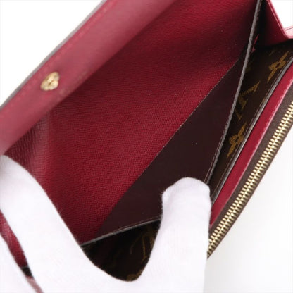 Louis Vuitton Monogram Portefeuille Emilie Zipper Long Wallet M41943 Brown ×