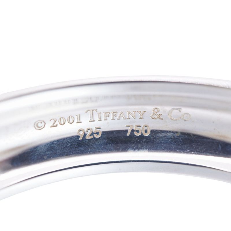 Tiffany & Co Dots Bangle Silver 925/18k Yellow Gold/colored Stone Silver