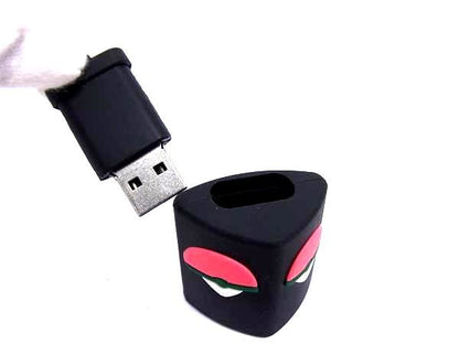 Fendi Monster USB Key Holder Black Fn4918