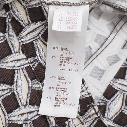 Louis Vuitton Pants Size 34 All Over Patterned Straight Stretch Cropped Pants