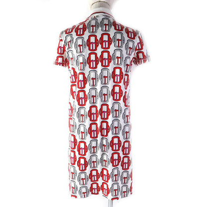 Hermes Bouclerie Moderne Jersey Modern Buckle 100% Cotton Serie Button Short