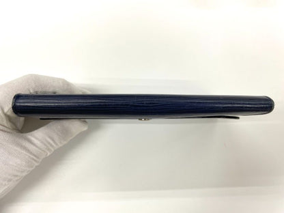 Louis Vuitton Epi Portefeuille Emilie Zipper Long Wallet M60854 Andigo-blue