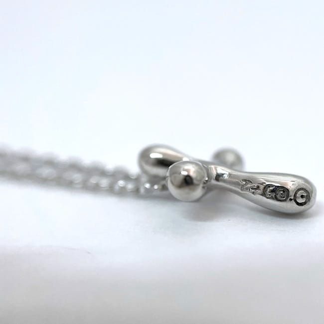Tiffany & Co Cross Necklace Ec22790 Silver