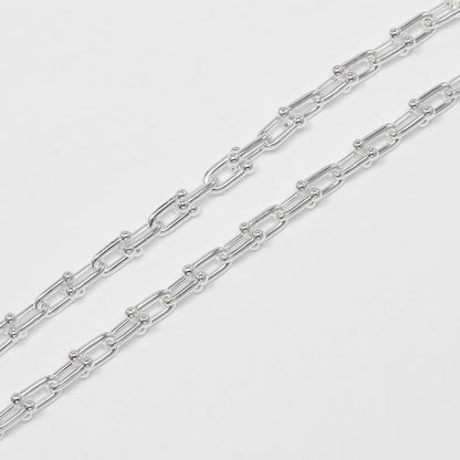 Tiffany & Co Hardware Small Link Silver 925 Ladies 42.8g Necklace