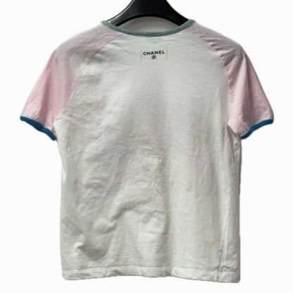 Chanel Short Sleeve T-shirt COCO CUBA Coco Cuba P55821 Cotton Pink